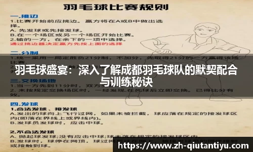 羽毛球盛宴：深入了解成都羽毛球队的默契配合与训练秘诀
